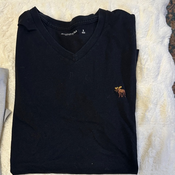 Abercrombie & Fitch Men's Short Sleeve Tee Set - White, Blue, Gray, Black - Picture 2 of 9